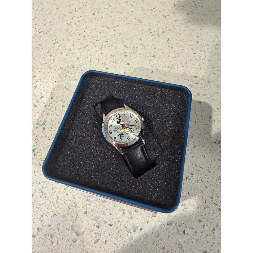 Vintage Avon Disney Mickey Mouse 75th Anniversary Commemorative Watch